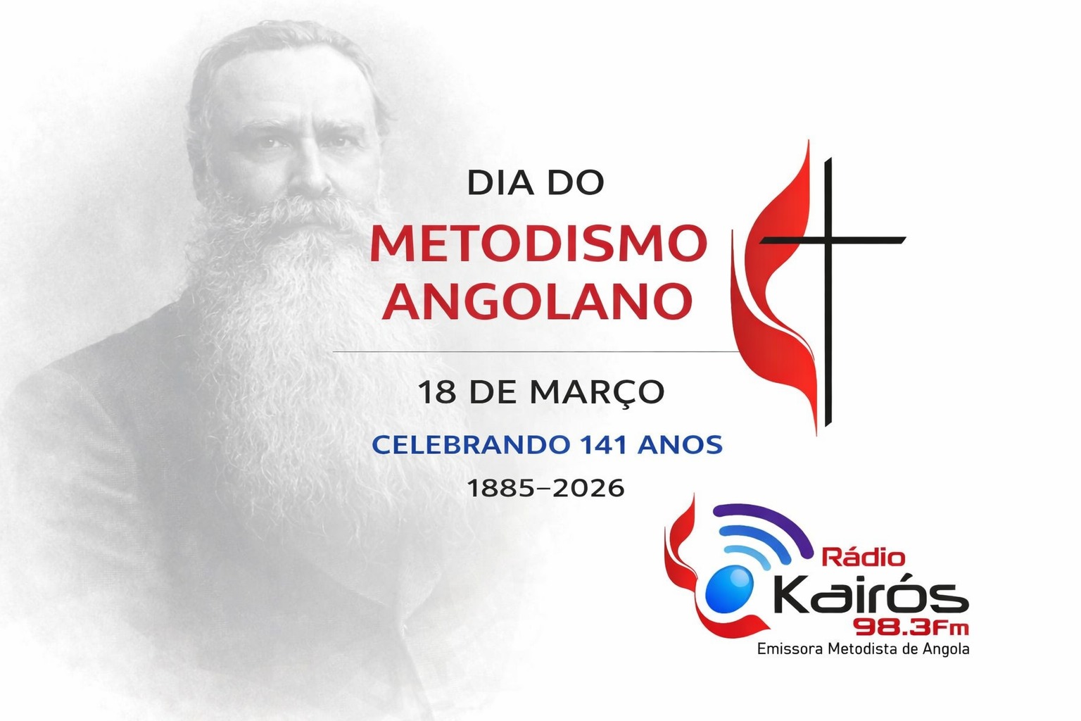 DIA 18 DE MARÇO, 141 ANOS DO METODISMO ANGOLANO